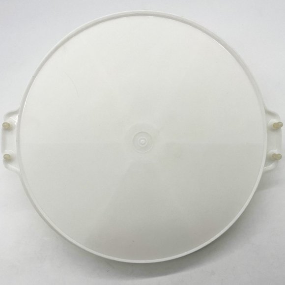 Tupperware 13" White 6 Way Storage/Snack/Veggie Container Removeable Handle/Lid - Picture 2 of 7